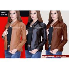 jaket kulit cewek keren jual eceran dengan harga grosir