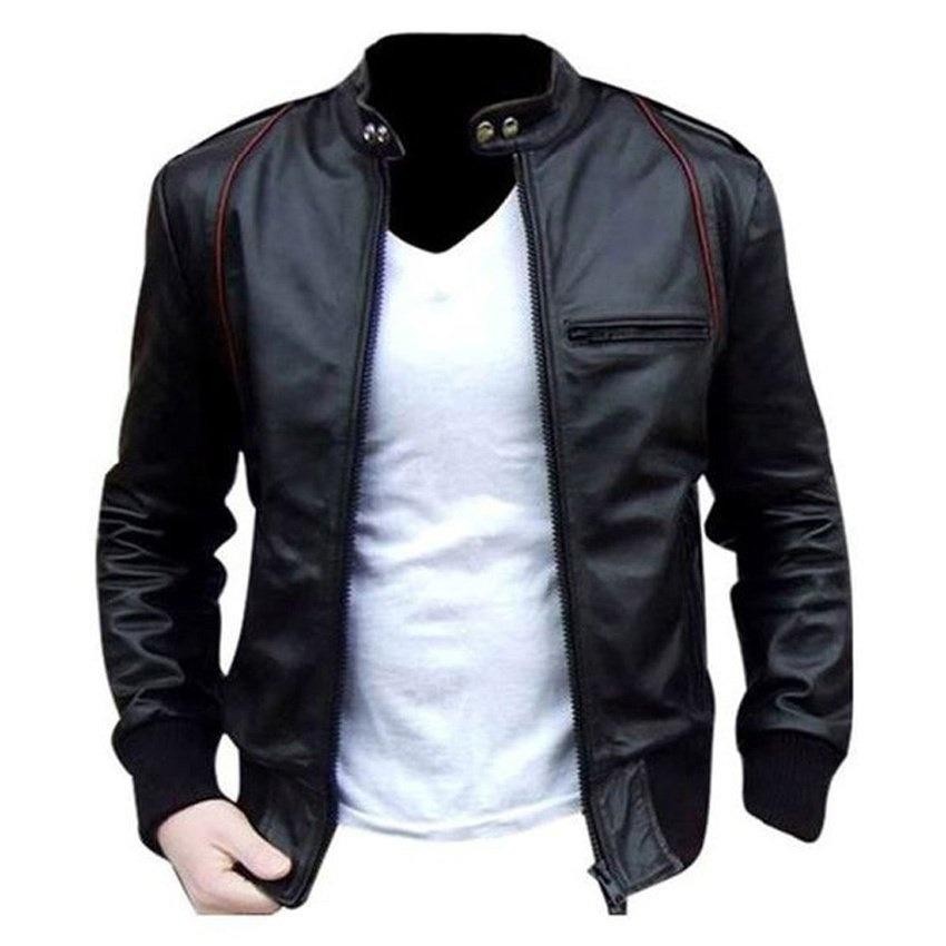 Jaket Kulit / Jaket Ariel Piterpan / 2SK / Jaket Pria Big Size [Black]