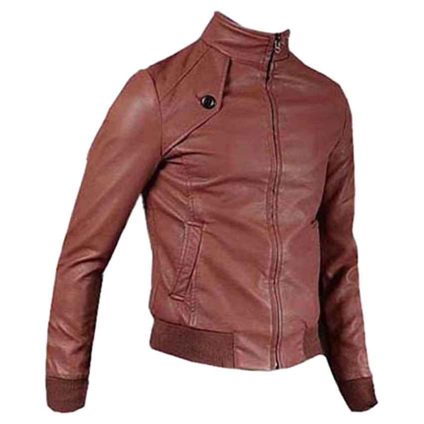 Jaket Kulit Pria KR-06 Brown