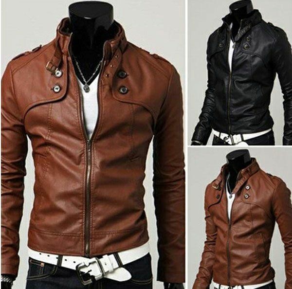 Jaket kulit semi pria turing/jaket keren