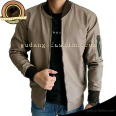 jaket kulit sintetis bomber