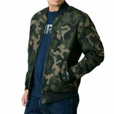Jaket parasut bomber loreng army bb 2 in 1