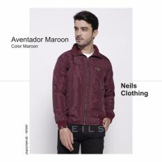 JAKET PRIA WINDBREAKER NEILS AVENTADOR - MAROON