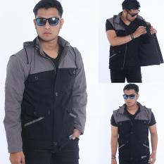 Jaket parka terbaru bisa di pake rompi one jaket two model