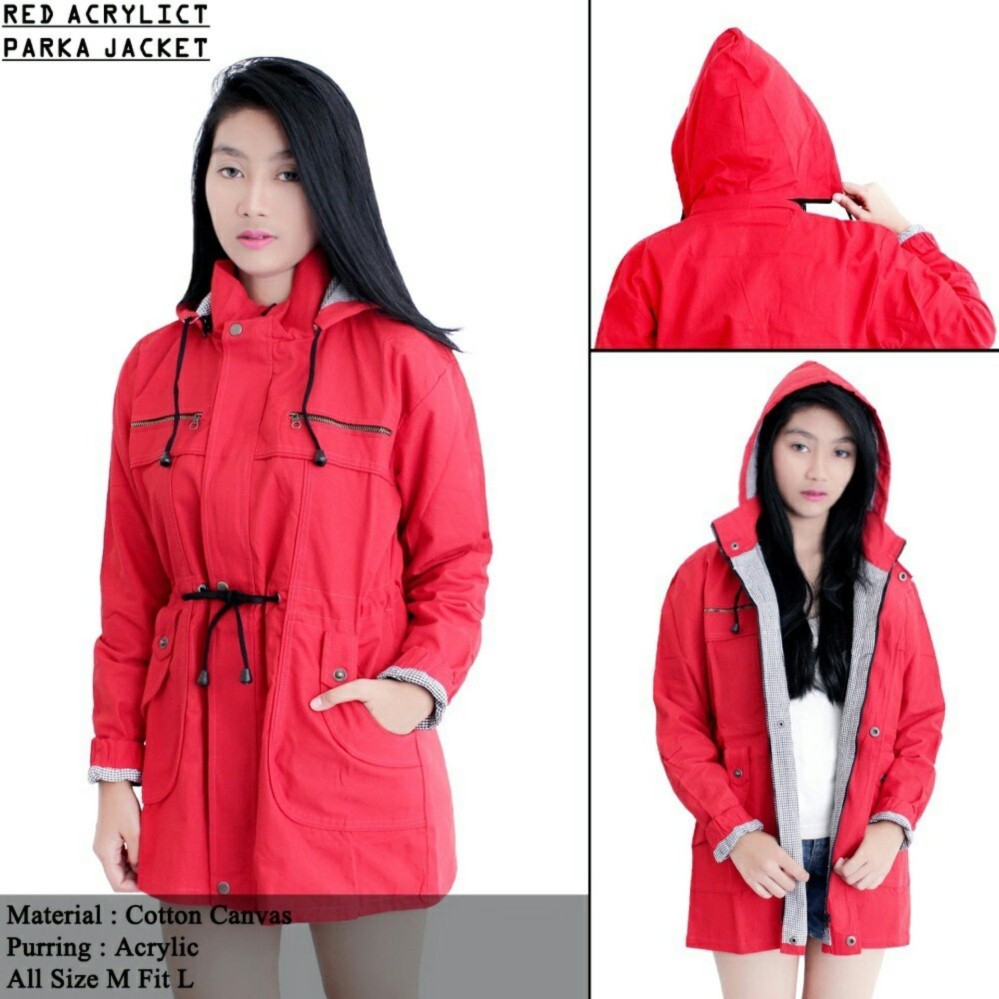 Jaket parka wanita / parka cewe / cewek