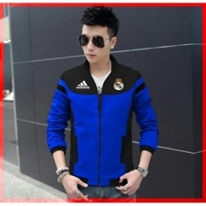 Jacket Bola Pria Bahan Premium / Jaket Fans Club / Jaket Dilan / Atasan Pria / Jaket Termurah dan Terbaik LC (dridma) D30 - Biru D3C