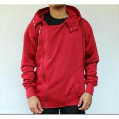 Jaket Pria - Jaket Harakiri - Fleece - Maroon