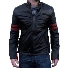 Jaket Pria Semi Kulit Wolverine Premium - Hitam