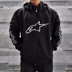 Jaket Pria Terbaru Alpinestar - Hitam Putih Best Seller