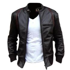 Jaket Semi Kulit Sintetis Asli Pria Ariel Noah