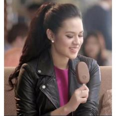 Jaket Semi Kulit Wanita Raisa / Jaket Hitam Perempuan