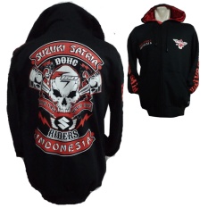 Sweater Satria FU SWFU Distro Jaket Bikers BONUS Stiker CADEL Bandung
