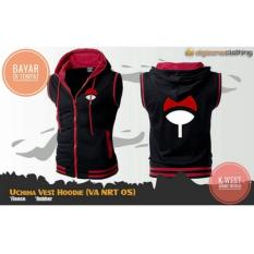 Jaket Vest Anime Naruto Uchiha Clan Black