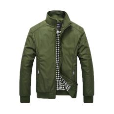 Jaket Virendra Hijau Army Polos Parasut Anti Air Bagus Murah Waterproof Pria Wanita Promo Distro Bandung