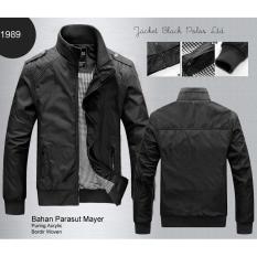 Jaket Waterproof WP Hitam Terbaru KEREN. Jaket Parasut Tahan Air DISTRO TERBARU Dan Tersedia 6 Warna DISKON