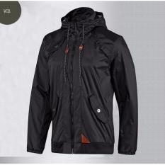 Jaket Windbreaker Hitam. Tersedia Semua Logo Club Bola. Jacket Soccer Waterproof Promo