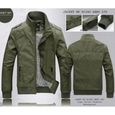 Jaket Wp Hijau Army Polos