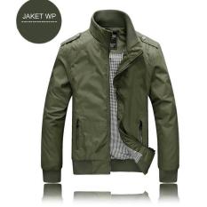 Jaket Wp Hijau Army Polos Parasut Anti Air Bagus Murah Waterproof Pria Wanita Promo Distro Distributor Bandung