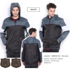 Jaket ZRX8000 Polos, Bahan Parasut Mayer Taiwan Waterproof Anti Air. Promo Cuci gudang
