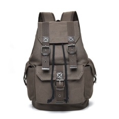Jalan untuk pria dan wanita beberapa model tas ransel tas ransel (Kopi warna)