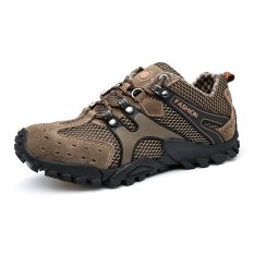 Model Sepatu Pria Tahan Lama Climbed Mt. Sepatu Trekking Climbing Super Bernapas Coklat