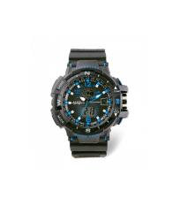 JAM TANGAN PRIA ALIVE PARIS IVER GPU08B5 HITAM RUBBER IMPORT BRANDED