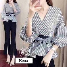 J&C Atasan Rena Salur / Atasan Katun / Kemeja Katun / Baju Kimono / Kemeja Kimono / Atasan Kimono / Kemeja Kasual / Baju Kantoran / Kemeja Kantoran