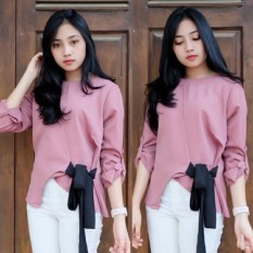 J&C Blouse Askar Top Dusty / Blouse Wanita / Atasan Wanita / Blouse Korea / Atasan Muslim / Blouse Kasual / Casual Blouse