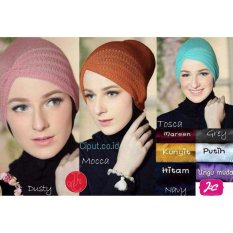 J&C Ciput Hijab Rajut Premium Anti Pusing Nyaman Warna Lengkap