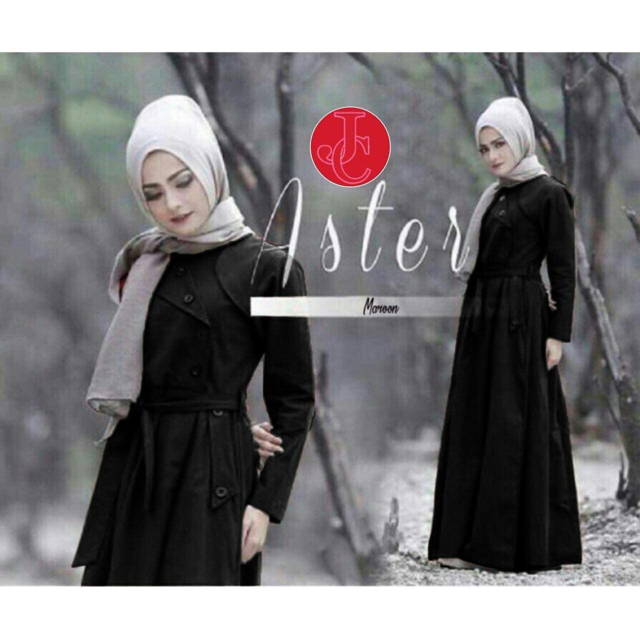 J&C Dress Aster Maxy / Dress Maxi / Maxi Dress / Maxi Muslim / Dress Muslim / Busana Muslim / Baju Muslim / Hijab Fashion / Hijab Style