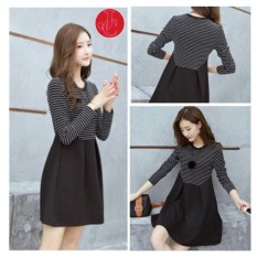 J&C Dress Helena / Atasan Wanita / Dress Model Korea / Baju Feminim / Dress Spandek / Mini Dress / Midi Dress / Casual Dress / Dress Kasual