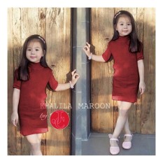 J&C Khalila Kid Dress / Baju Rajut Anak / Dress Rajut Anak / Dress Anak / Mini Dress Anak / Midi Dress Anak