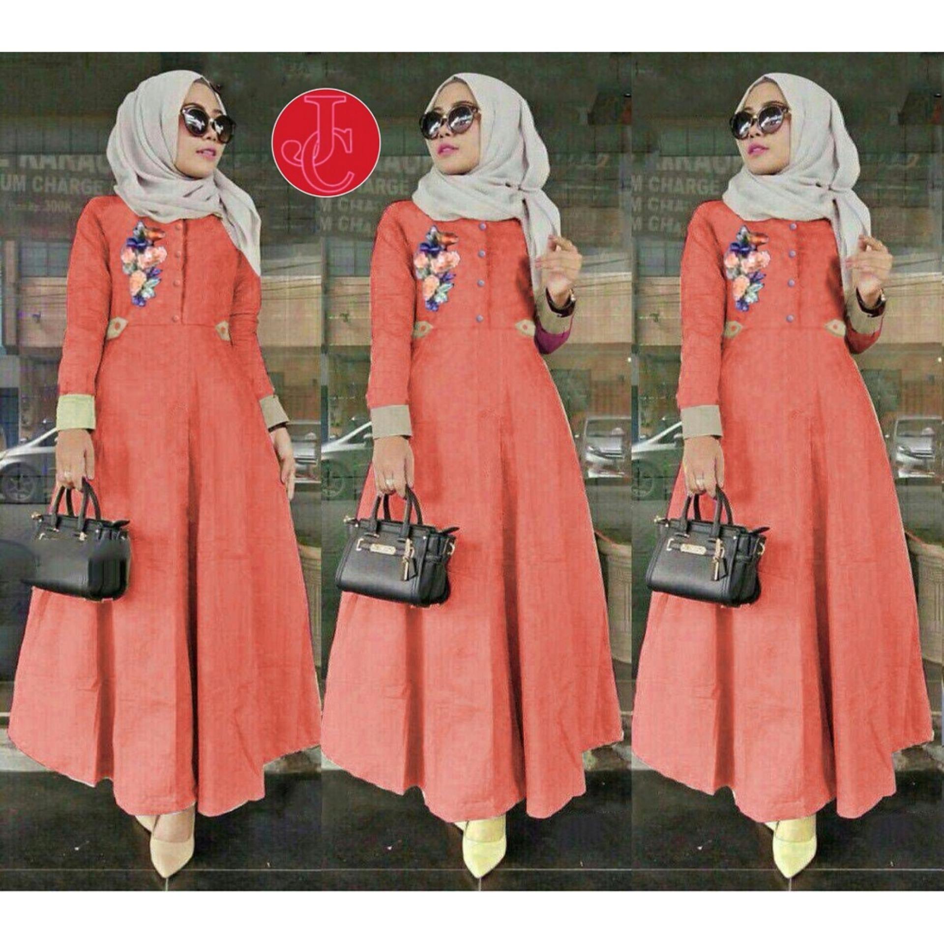 J&C Maxi Flow / Baju Muslim Maxi / Dress Muslim / Hijab Style