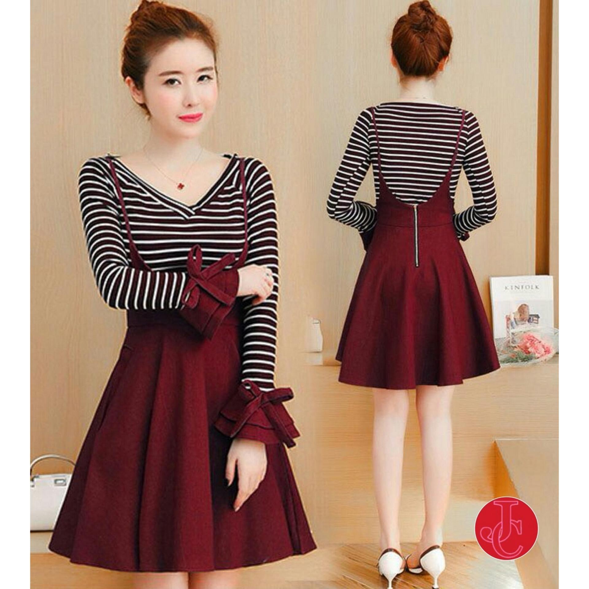 J&C Overall Juliet + Free Inner / Setelan Wanita / Celana Panjang Wanita / Baju Setelan / Jumpsuit Wanita