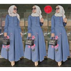 J&C Salma Maxi Dress / Dress Maxi / Maxi Muslim / Dress Muslim / Busana Muslim / Baju Muslim / Hijab Fashion / Hijab Style