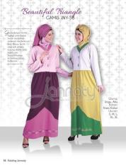 Jannaty JN 58 - Gamis Kaos Katun - Jual Baju Muslim Original