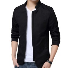 Jas Blazer Pria Mode Korea - Jas Pria Casual - Blazer Pria Model Korean - Black