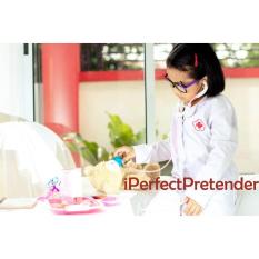 Jas Dokter Untuk Anak Uk 8 (8-9 Thn)/Baju Dokter Cilik /Tangan Pajang - Ded65b