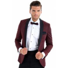 Jas Formal Pria Pesta - Jas Pria Exclusive Party - Jas Wedding - Jas Pengantin - Maroon