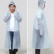 Jas Hujan Korea Polkadot Raincoat Poncho Ponco - Murah.