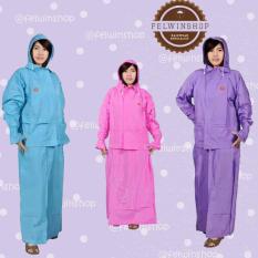 PALING DI CARI ! Jas Hujan Wanita Muslimah Jas Hujan Gamis Rok SHE terlaris