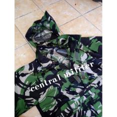 Jas Hujan Loreng Jatah Tni/Jas Hujan Jubah