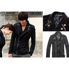 Jas Premium - Jaket City Hunter Lee Min Ho Style - Hitam