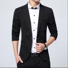 Jas Pria Alan Black casual