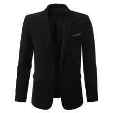 Jas Pria - Jas Pria Resmi Jas Kantor Slim Fit - Hitam