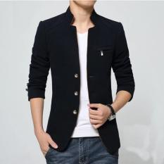 Jas Pria - Mens Blazer Design Style Slim Fit Black