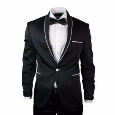 Jas Pria Pengantin Formal FK-113 Hitam(Int:XXL)(OVERSEAS)