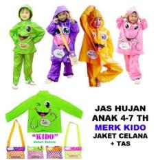 JAS UJAN ANAK 3-6TH MERK KIDO FREE TAS Warna RENDOM