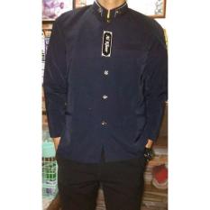 Jasko Jas Baju Koko Modern Warna Hitam Polos - Todggx
