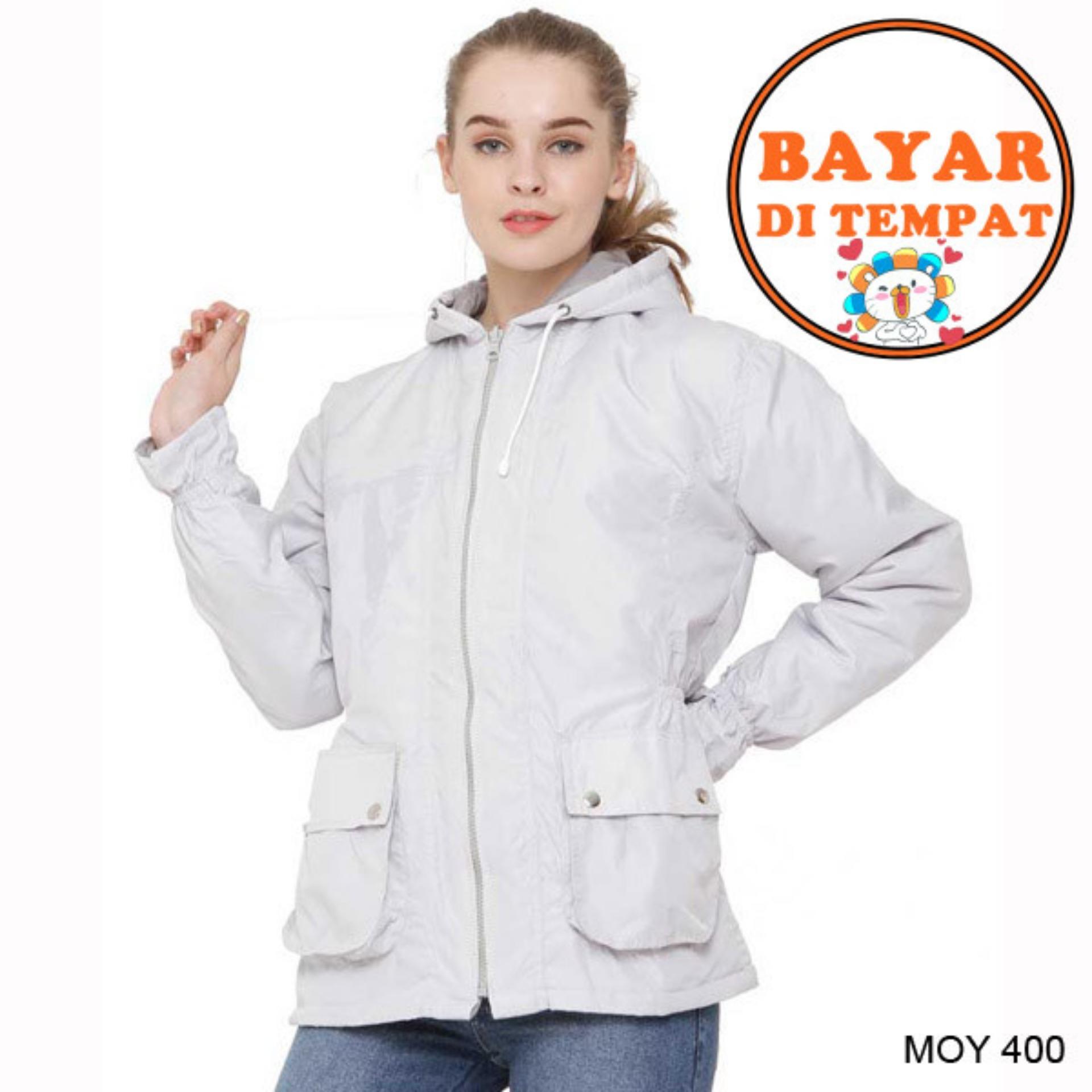 Java Jaket Wanita Keren Dan Modis Model Terbaru MOY 400 - Putih